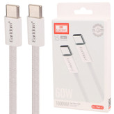 کابل تبدیل فست شارژ Earldom EC-196C-C Type-C To Type-C PD 60W 1m