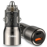 شارژر فندکی فست شارژ Hiska HCC-329 3A QC3.0 PD 65W