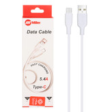 کابل شارژ فست Miller Type-C مدل CA-1127 - سفید