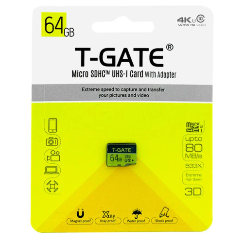 رم میکرو 64 گیگ تی گیت Micro SD 64GB T-GATE