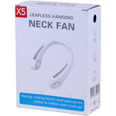 پنکه شارژی دورگردنی Hanging Neck Fan X5