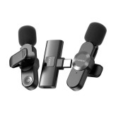 میکروفون یقه ای بی سیم دوتایی ارلدام ET-MC8C Type-C