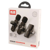 میکروفون یقه ای بی سیم دوتایی ارلدام ET-MC8C Type-C