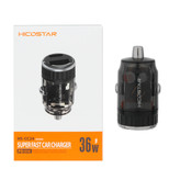 شارژر فندکی فست و PD دو پورت Hicostar مدل HS-CC24 36W