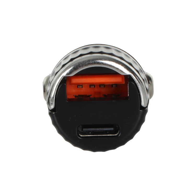 شارژر فندکی فست و PD دو پورت Hicostar مدل HS-CC24 36W