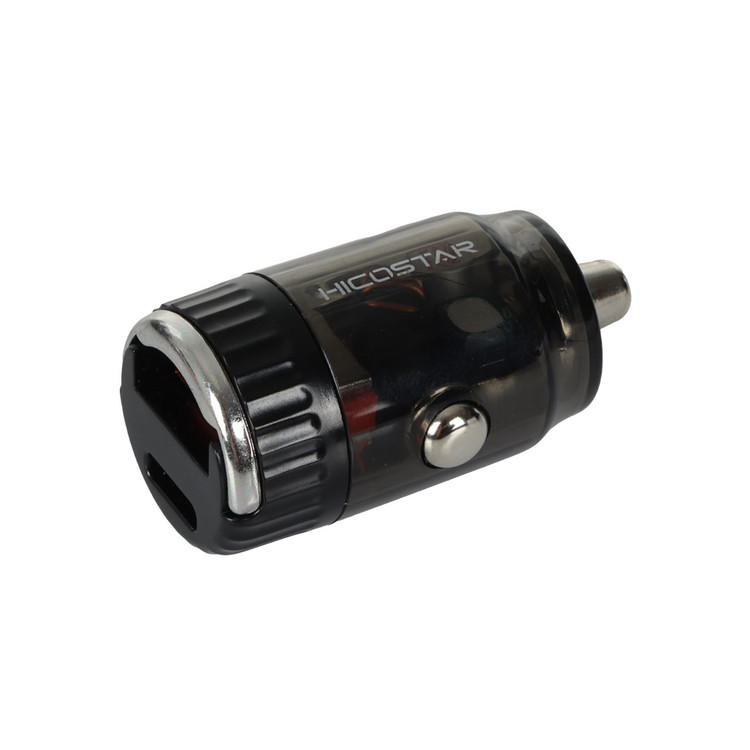 شارژر فندکی فست و PD دو پورت Hicostar مدل HS-CC24 36W