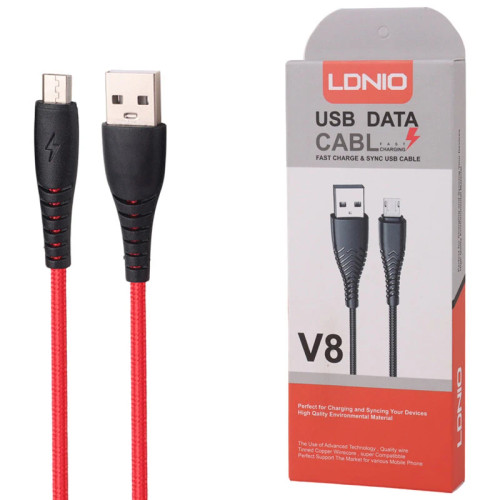 کابل میکرو یو اس بی الدینیو V8 Highcopy طول 1 متر